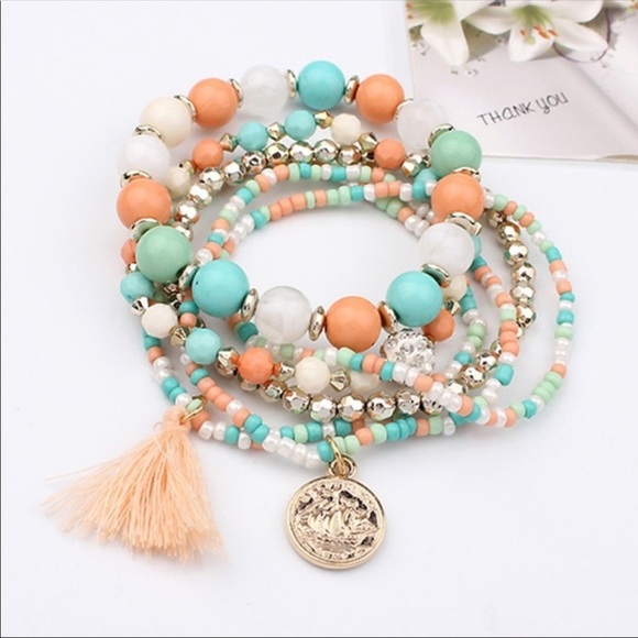 Jewelry - 6 Pcs Boho Bracelet Set